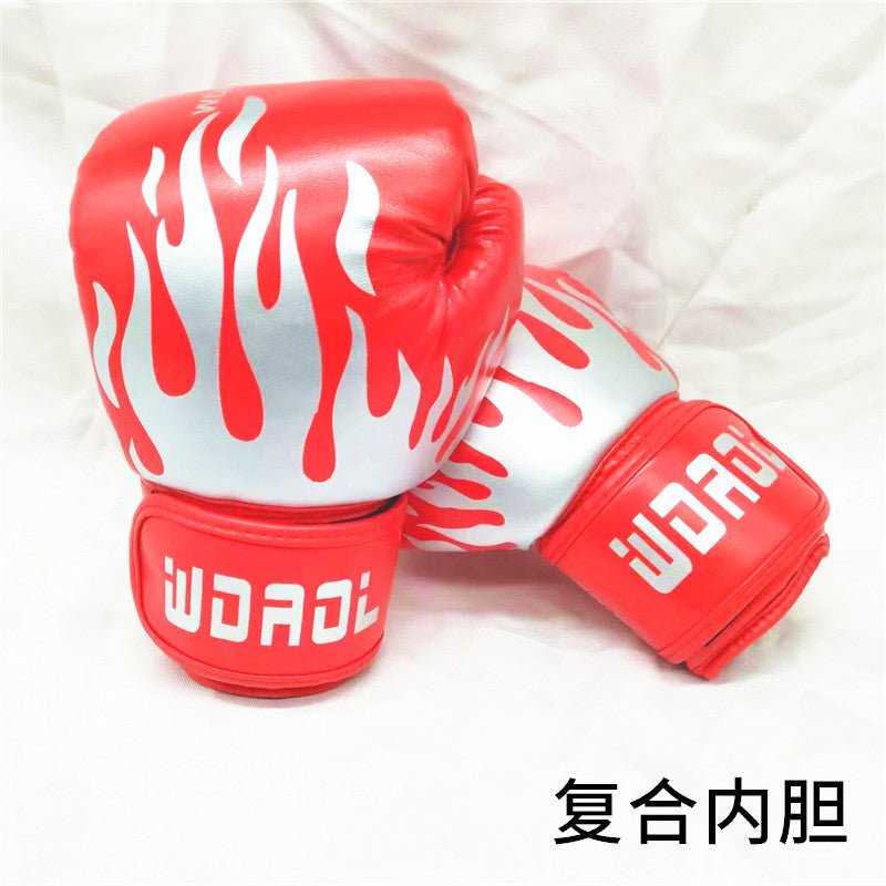 Wudaolong Boxing Glove Adult and Children Fighting Sanda Fighting Fighting Thai Boxing Martial Arts Taekwondo Sports Fitness Boxing Gloves - Yallafit