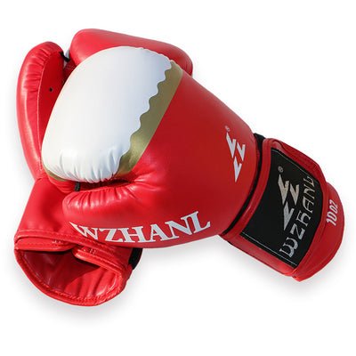 Wudaolong Boxing Glove Adult and Children Fighting Sanda Fighting Fighting Thai Boxing Martial Arts Taekwondo Sports Fitness Boxing Gloves - Yallafit