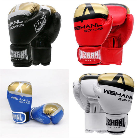 Wudaolong Boxing Glove Adult and Children Fighting Sanda Fighting Fighting Thai Boxing Martial Arts Taekwondo Sports Fitness Boxing Gloves - Yallafit