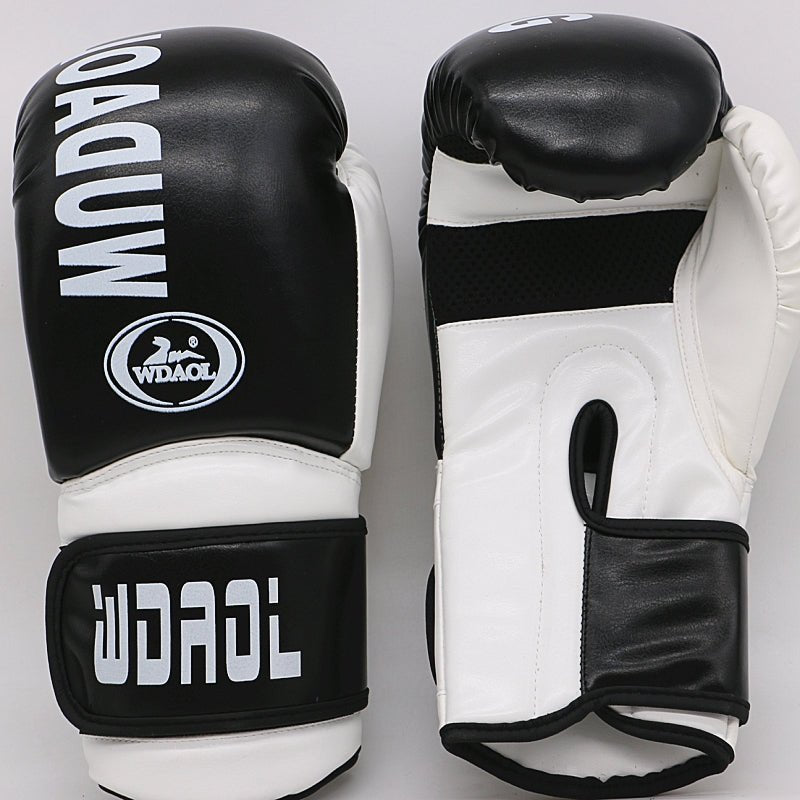 Wudaolong Boxing Glove Adult and Children Fighting Sanda Fighting Fighting Thai Boxing Martial Arts Taekwondo Sports Fitness Boxing Gloves - Yallafit