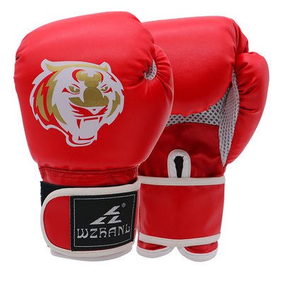 Wudaolong Boxing Glove Adult and Children Fighting Sanda Fighting Fighting Thai Boxing Martial Arts Taekwondo Sports Fitness Boxing Gloves - Yallafit