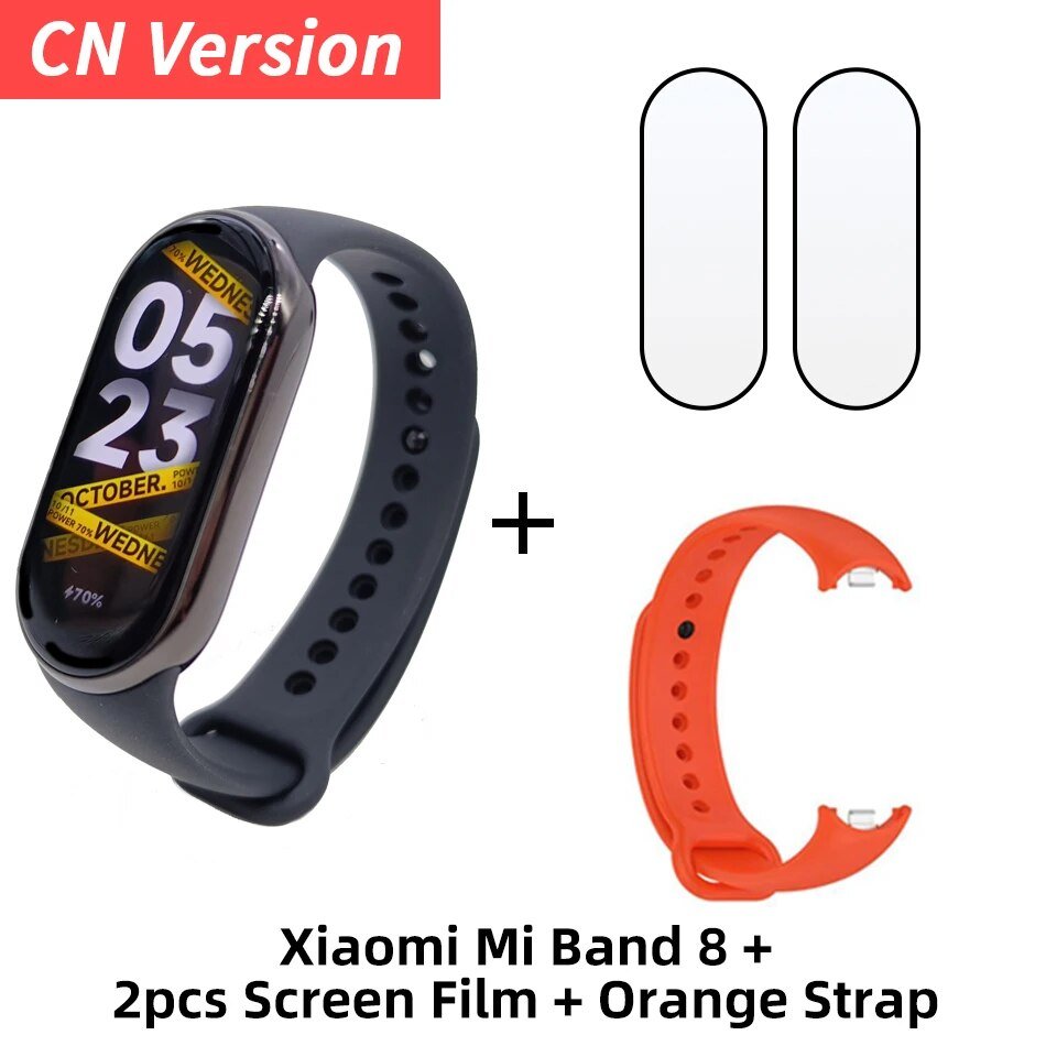 Xiaomi Mi Band 8 Smart Bracelet 7 Color AMOLED Screen Miband 8 Blood Oxygen Fitness Traker Bluetooth Waterproof Smart Band 8 - Yallafit