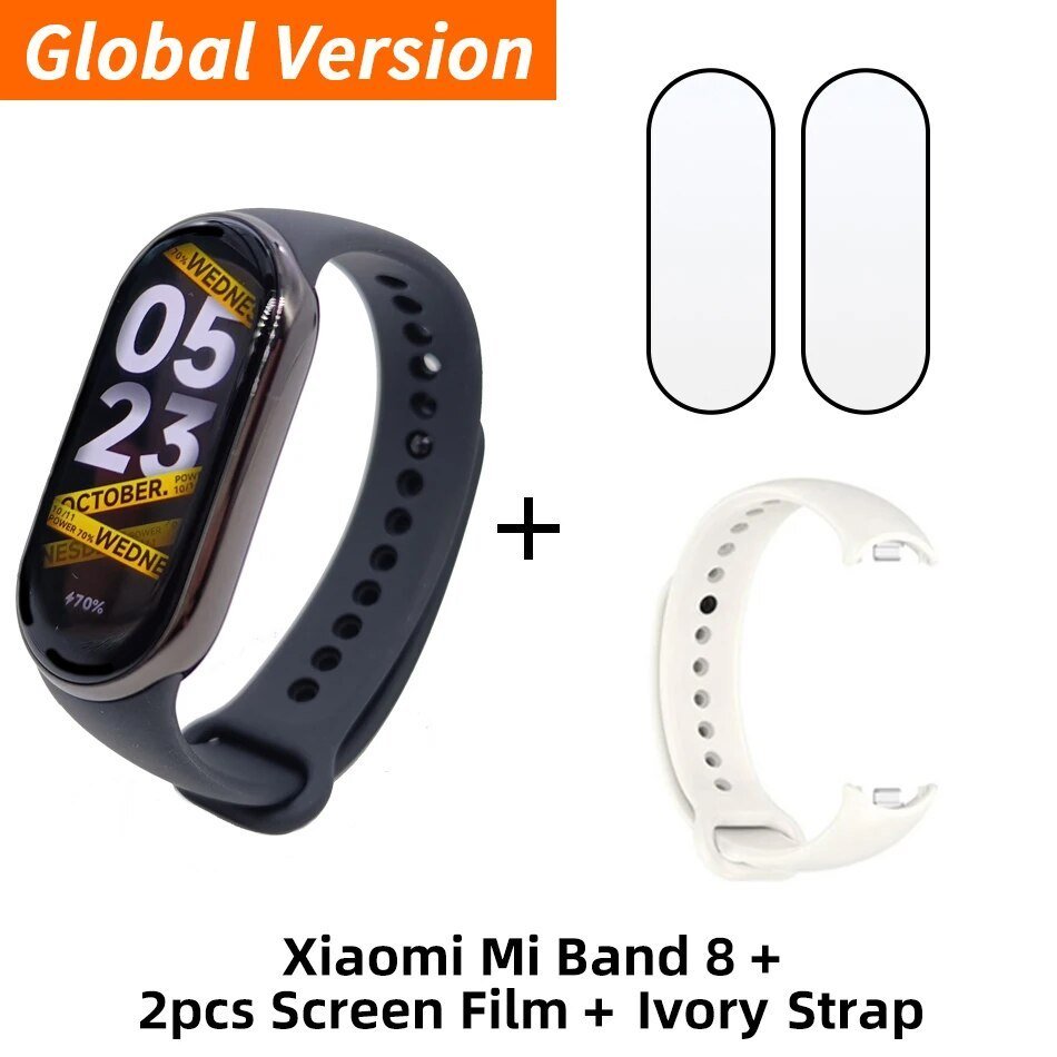 Xiaomi Mi Band 8 Smart Bracelet 7 Color AMOLED Screen Miband 8 Blood Oxygen Fitness Traker Bluetooth Waterproof Smart Band 8 - Yallafit