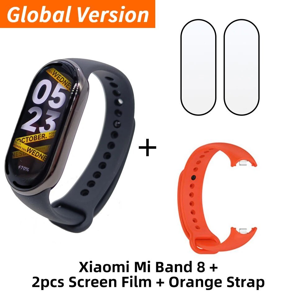 Xiaomi Mi Band 8 Smart Bracelet 7 Color AMOLED Screen Miband 8 Blood Oxygen Fitness Traker Bluetooth Waterproof Smart Band 8 - Yallafit