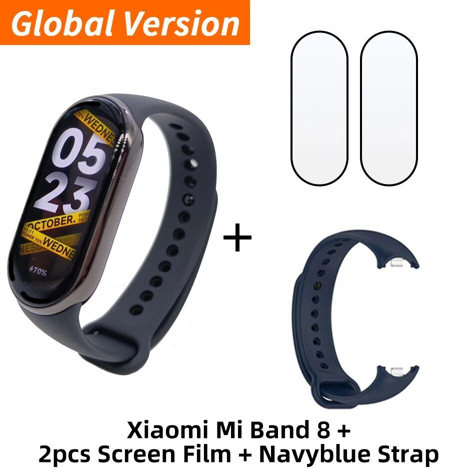 Xiaomi Mi Band 8 Smart Bracelet 7 Color AMOLED Screen Miband 8 Blood Oxygen Fitness Traker Bluetooth Waterproof Smart Band 8 - Yallafit