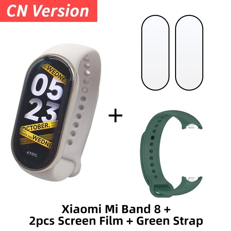 Xiaomi Mi Band 8 Smart Bracelet 7 Color AMOLED Screen Miband 8 Blood Oxygen Fitness Traker Bluetooth Waterproof Smart Band 8 - Yallafit