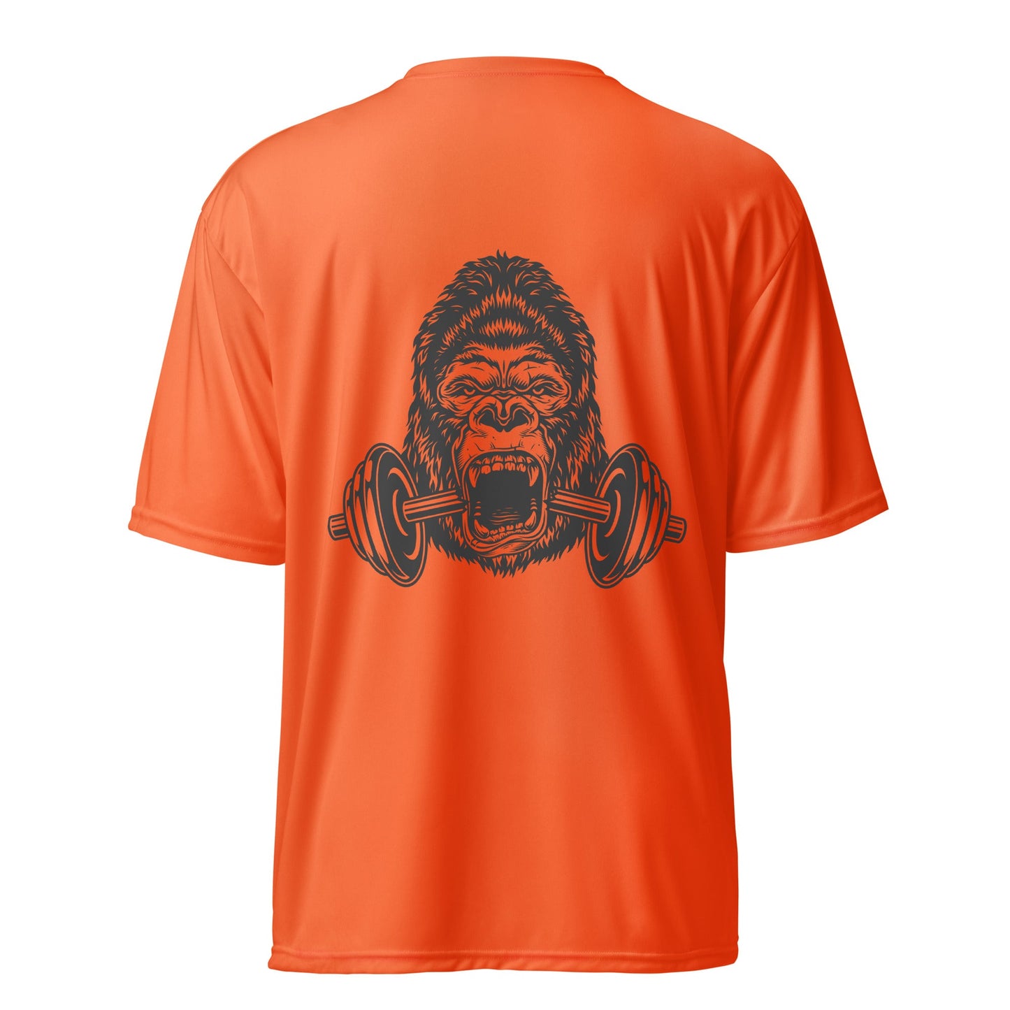 Yallafit Unisex performance crew neck tee - gorilla - Yallafit