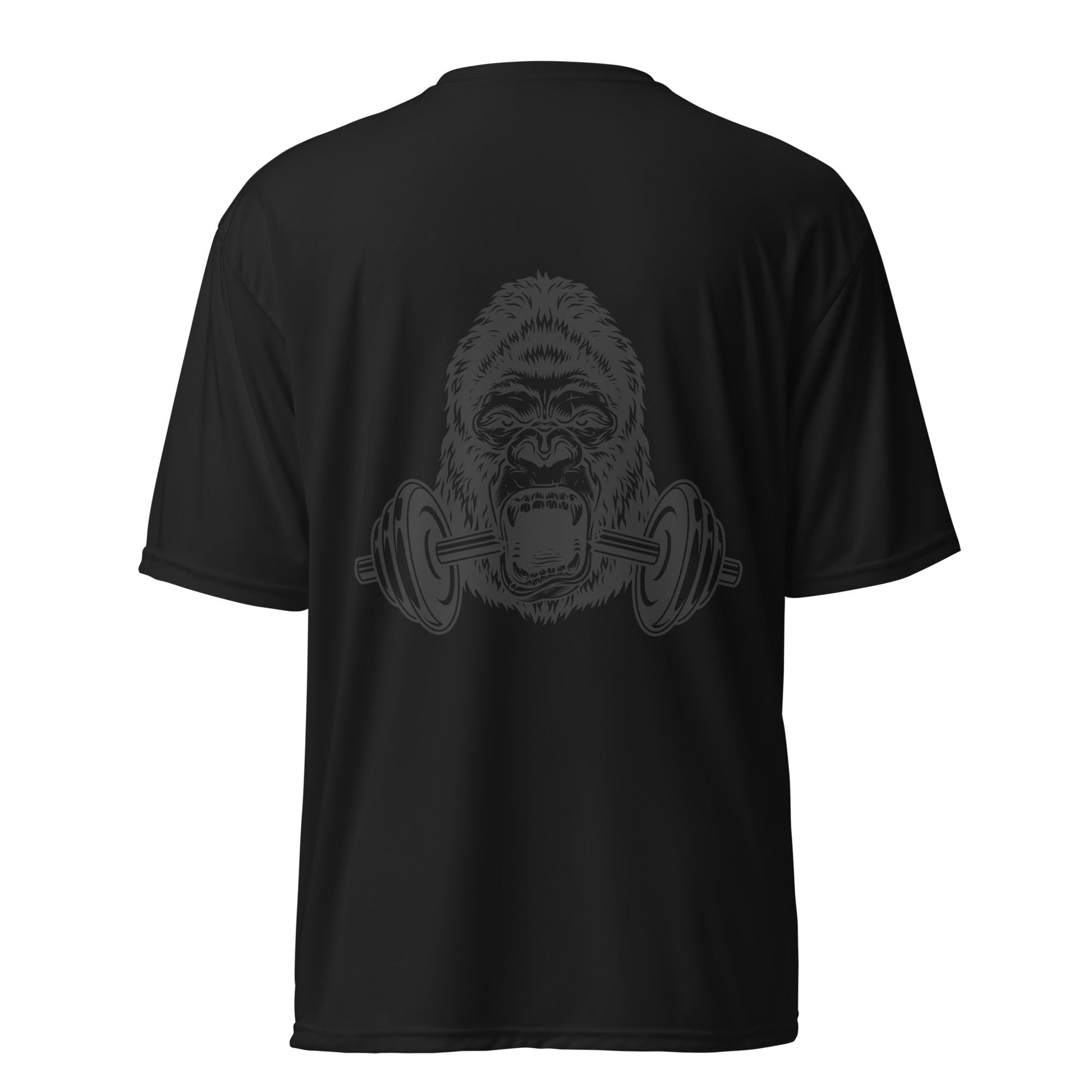 Yallafit Unisex performance crew neck tee - gorilla - Yallafit