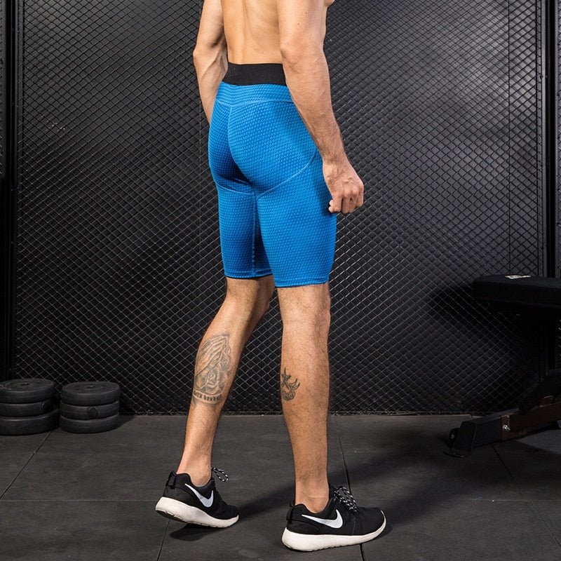 Yuerlian Powerfull Quickly Dry Gym Sport Legging Crossfit Men's Shorts Football Trousers Jogging Compression Tight Running Short - Yallafit 0